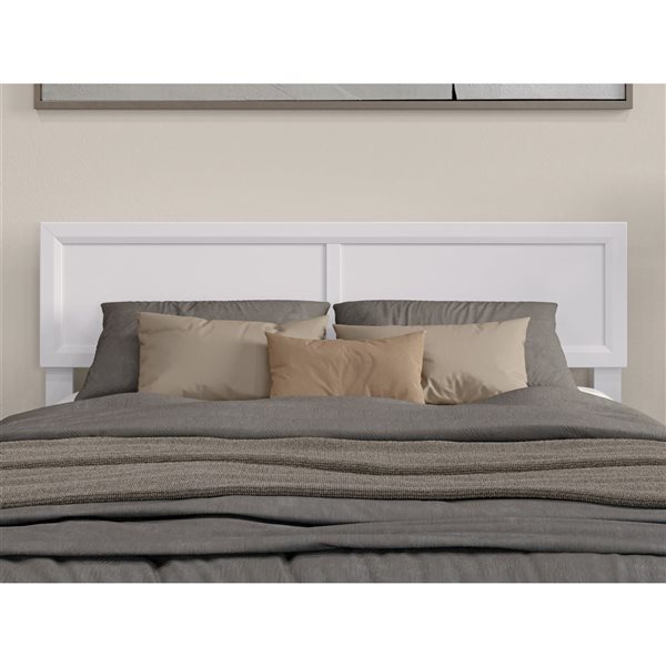 AFI Sophia Queen Solid Wood Headboard - White