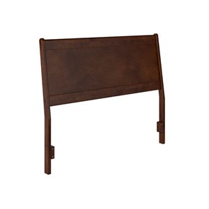 AFI Casanova Full Solid Wood Panel Headboard - Walnut