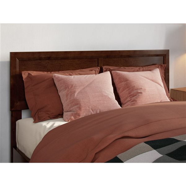 AFI Sophia Full Solid Wood Headboard - Walnut