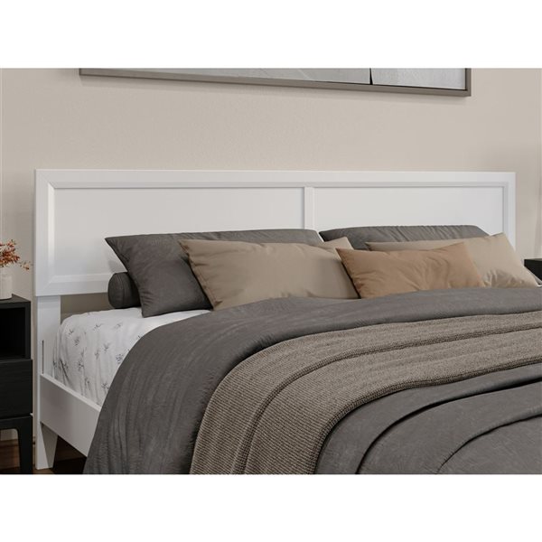 AFI Sophia King Solid Wood Headboard - White