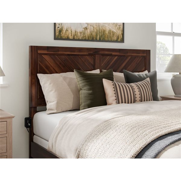 AFI Canyon Queen Size Headboard - Barnwood