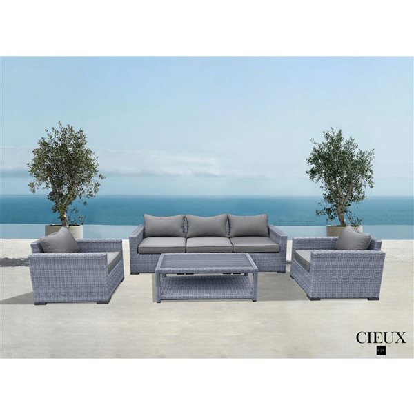 Cannes wicker sofa set sale