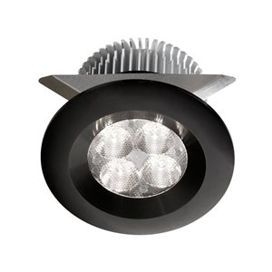 Dainolite 1-Pack 3-in dia. Black Under Cabinet Recessed LED Spot Light - 8 W/3000 K