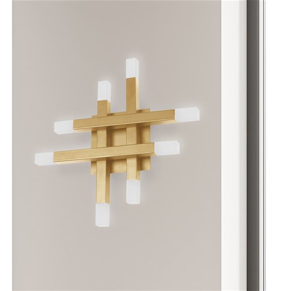 Dainolite Acasia 24 W Polished Chrome Wall Sconce - Frosted Acrylic Diffuser