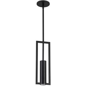 Dainolite Pauline 1-Light Matte Black Pendant