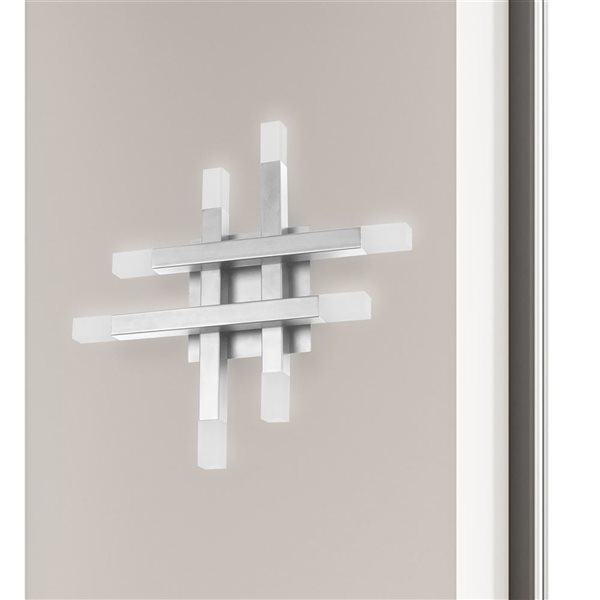 Dainolite Acasia 24 W Polished Chrome Wall Sconce with Frosted Acrylic Diffuser