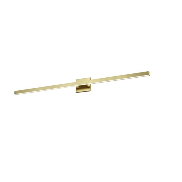 Dainolite Arandel 24 W LED Aged Brass Vanity Light - White Acrylic Diffuser