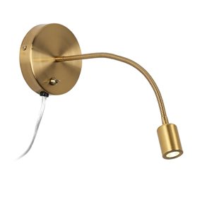 Dainolite Wynne 3 W LED Wall Sconce - Aged Brass