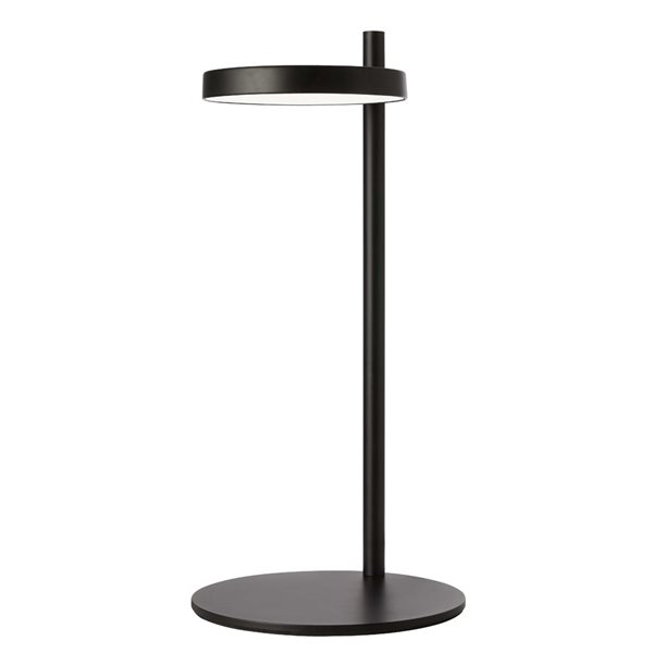 Lampe de table 1 lumière DEL Fia de Dainolite noir mat