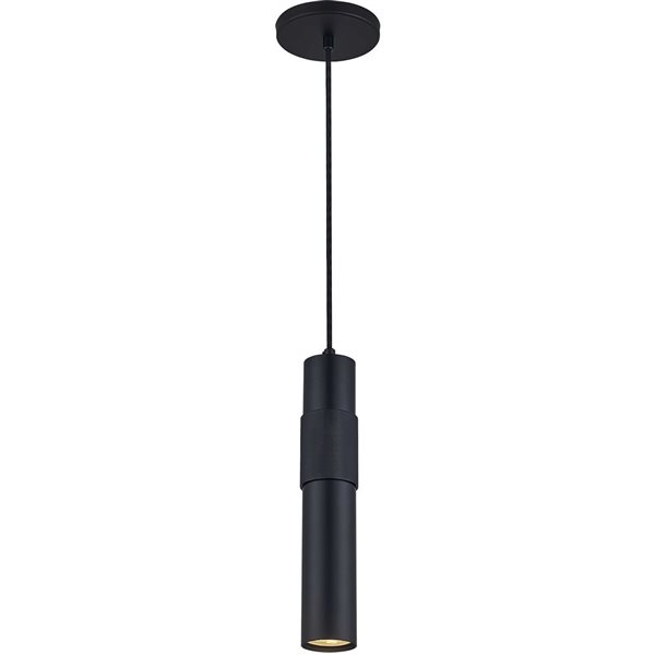 Lampe suspendue noir mat 1 lumière Passwell de Dainolite