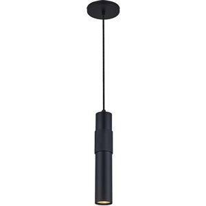 Dainolite Passwell 1-Light Matte Black Pendant