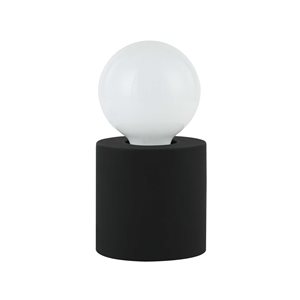 Lampe de table noir mat Tonya de Dainolite 1 lumière