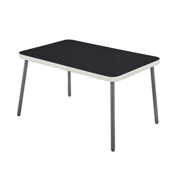 Inspired Home Taiden Outdoor 5pc Group Set:2 Sofas, Bench, Stool, Table, Sand