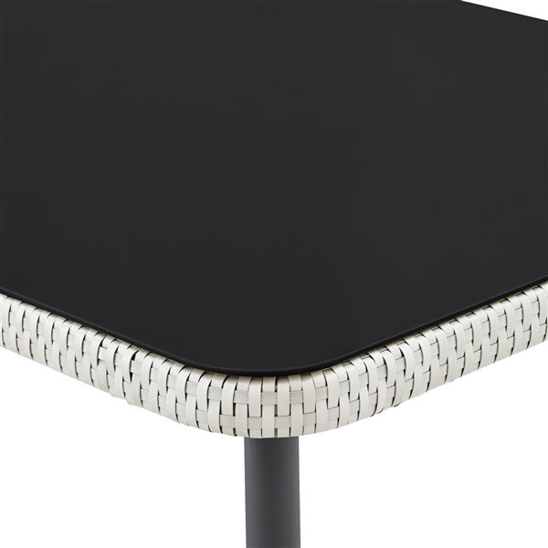 Inspired Home Taiden Outdoor 5pc Group Set:2 Sofas, Bench, Stool, Table, Sand