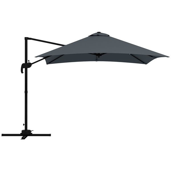 Outsunny 10-ft Square Cantilever Umbrella