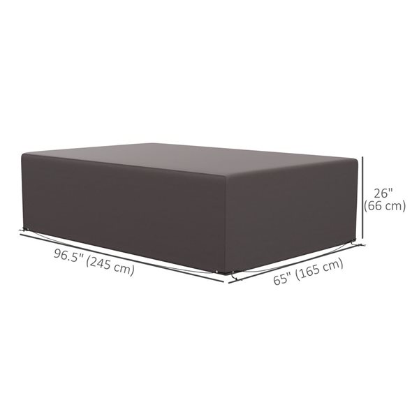 Outsunny Dark Grey Furniture Cover