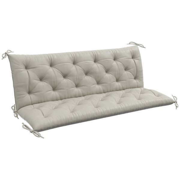 Bench cushions grey best sale