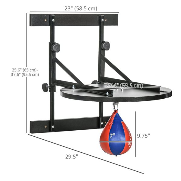 Sac de vitesse robuste Soozier pour entraînement de boxe