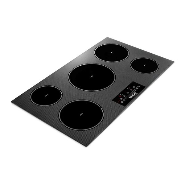 Thor Kitchen 36-in 5-Element Smooth Surface Built-In Induction Cooktop