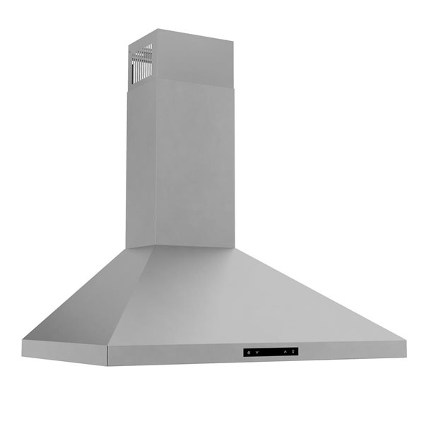 Thor Kitchen 30-in Contemporary Wall Mount Pyramid Shape Range Hood – Stainless Steel