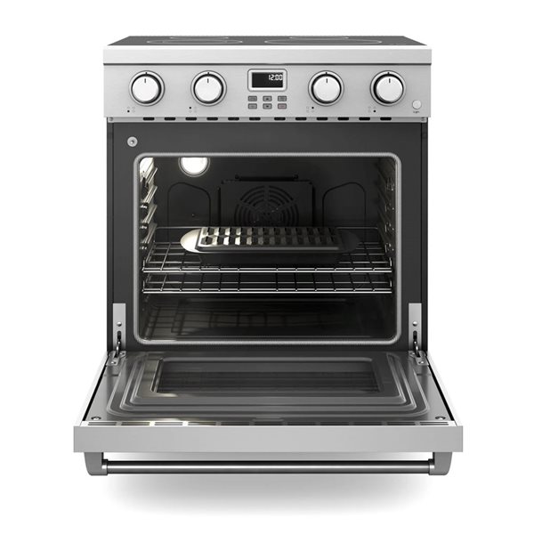 Thor Kitchen 30-in Professional Smooth Surface Freestanding Single Oven Electric Range – Stainless Steel