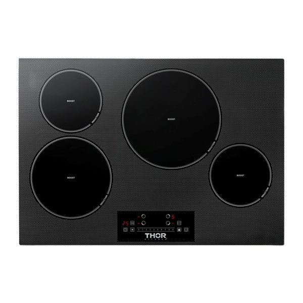 Thor Kitchen 30-in 4-Element Smooth Surface Built-In Induction Cooktop