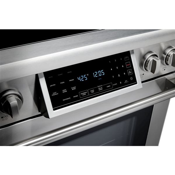 Thor Kitchen 30-in Tilt Panel Professional Freestanding  Self-Clean Oven Electric Range – Stainless Steel