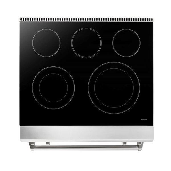 Thor Kitchen 30-in Tilt Panel Professional Freestanding  Self-Clean Oven Electric Range – Stainless Steel