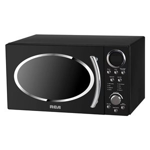 RCA 0.9-ft³ Vintage Microwave Oven- Black