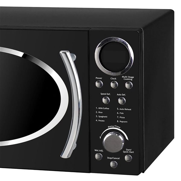 RCA 0.9-ft³ Vintage Microwave Oven- Black