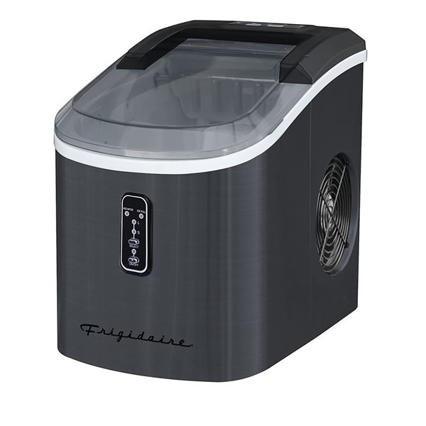 Frigidaire Stainless Steel Ice Maker - Black