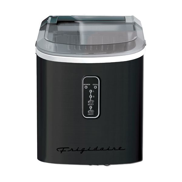 Frigidaire Stainless Steel Ice Maker - Black