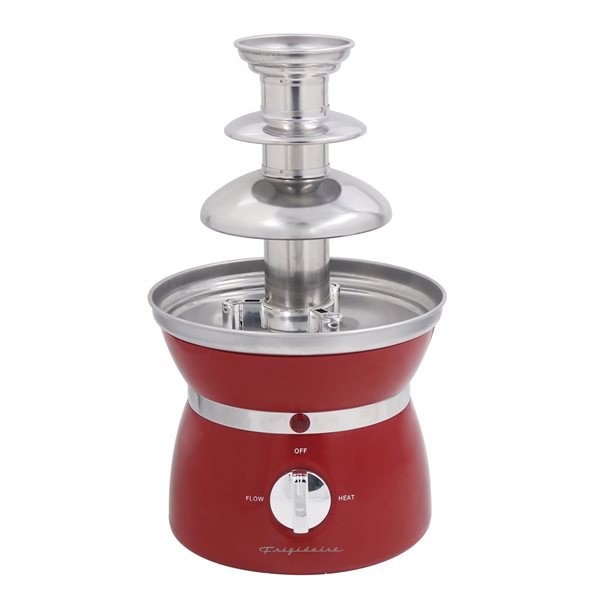 Frigidaire 3-Tiered Vintage Chocolate Fountain - Red