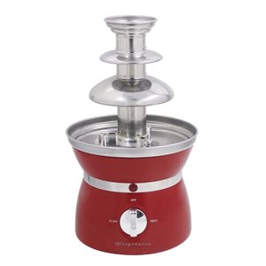 Frigidaire 3-Tiered Vintage Chocolate Fountain - Red