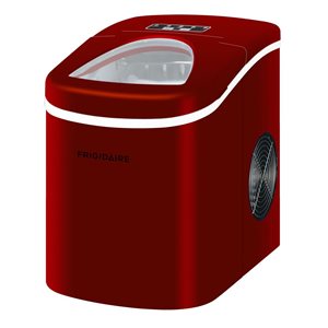 Frigidaire Countertop Compact Ice Maker with 26-lb Capacity Production per Day - Red