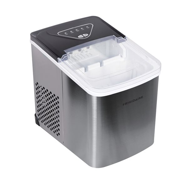 Frigidaire Portable Countertop Bullet Shaped 26-lb Ice Maker - Stainless Steel