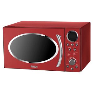 RCA 0.9-ft³ Vintage Microwave Oven- Red