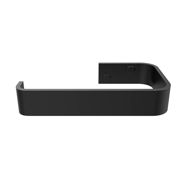 MAAX Manhattan Matte Black Toilet Paper Holder