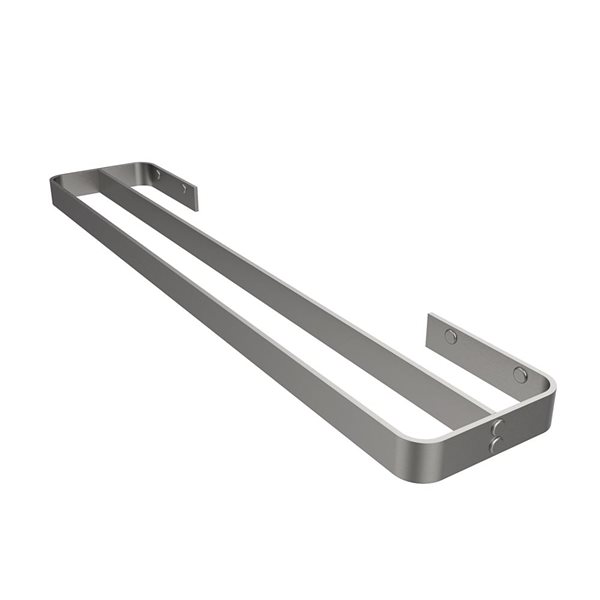 MAAX Manhattan 24-in Chrome Double Towel Bar