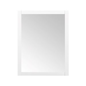 OVE Decors Tahoe 28-in W x 36-in H Framed Wall Mirror - White