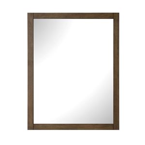 Miroir mural encadré Tahoe par OVE Decors latté aux amandes, 28 po l. x 36 po h.