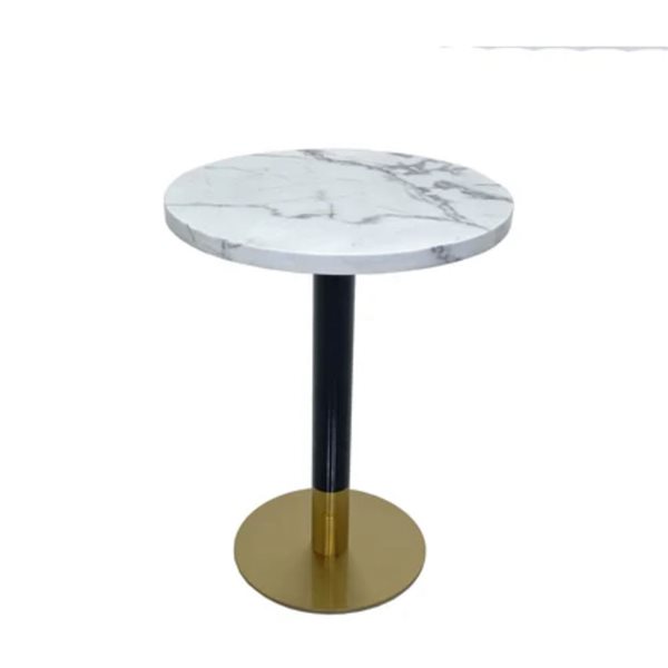 Plata Import Ruby White Round Dining Table