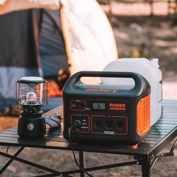 Jackery Explorer 1000 Portable Power Station, 1002Wh Capacity with 3 x 1000W AC Outlets