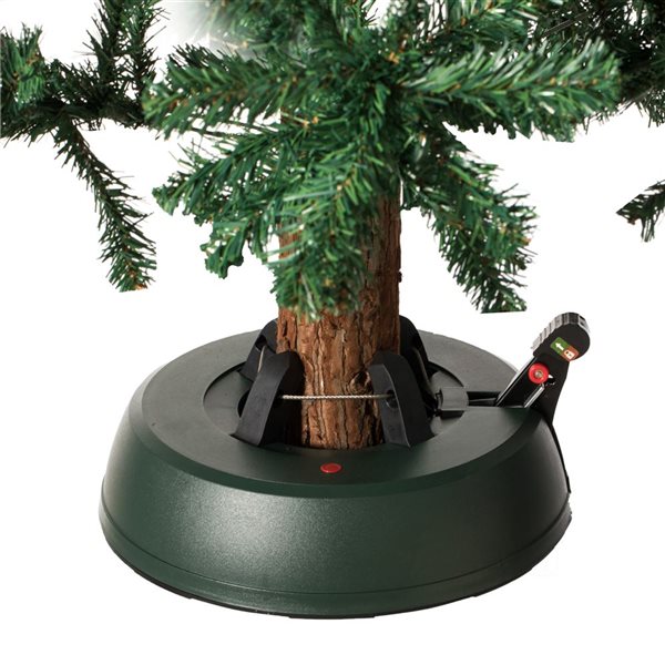 Gardenised Automatic Plastic Green Foot Pedal Christmas Tree Stand