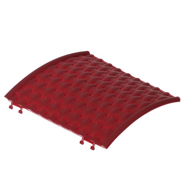 Gardenised Large Rattan Christmas Tree Skirt, Red