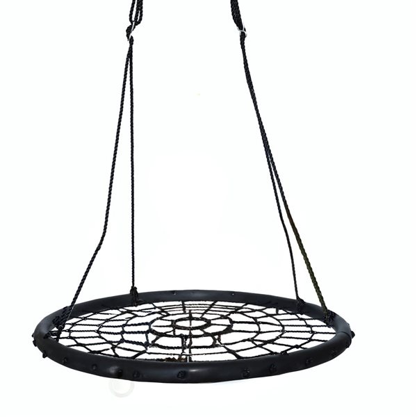 PLAYBERG Round Net Tree Swing with Hanging Ropes QI003375 | RONA