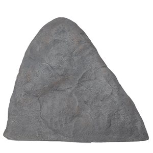 Gardenised Decorative Outdoor Artificial Faux Stone Rock, Garden Grey Stone, Monument Shape