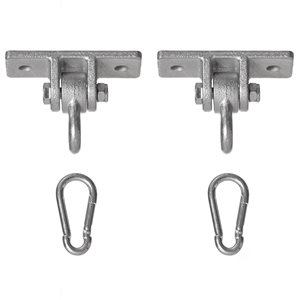 PLAYBERG Heavy Duty Permanent Swing Hanger Brackets Set for Indoor and Outdoor Use