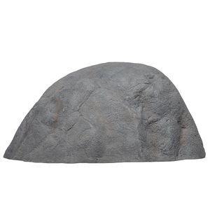 Gardenised Decorative Outdoor Artificial Faux Stone Rock, Garden Grey Stone, Teton Shaped