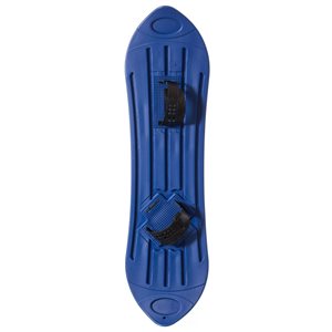 PLAYBERG Kids Plastic Outdoor Snowboard Ice Sled, Single-Person, Kids over 5 Years, Blue